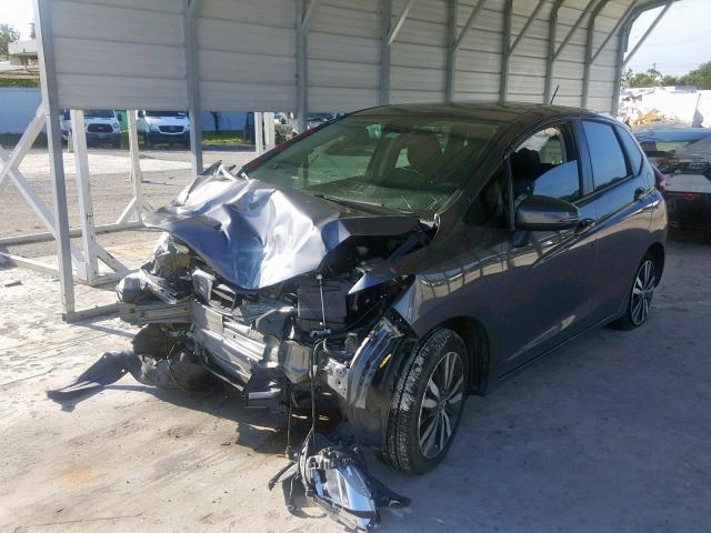 3HGGK5H81GM704197 - 2016 HONDA FIT EX GRAY photo 2