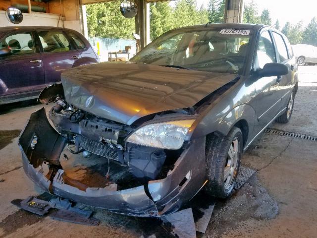 1FAHP37N97W346885 - 2007 FORD FOCUS ZX5 GRAY photo 2