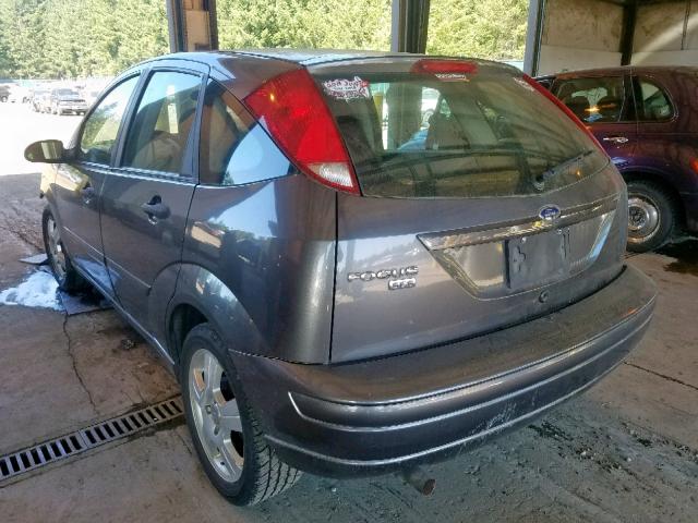 1FAHP37N97W346885 - 2007 FORD FOCUS ZX5 GRAY photo 3