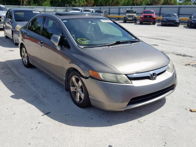 2HGFA16938H321283 - 2008 HONDA CIVIC EXL 灰色 照片 1