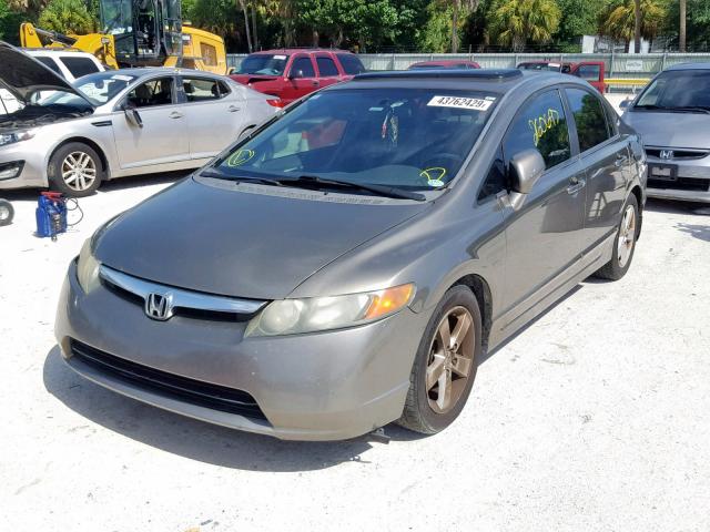 2HGFA16938H321283 - 2008 HONDA CIVIC EXL 灰色 照片 2