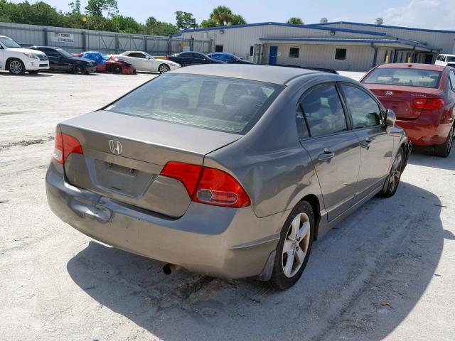 2HGFA16938H321283 - 2008 HONDA CIVIC EXL 灰色 照片 4