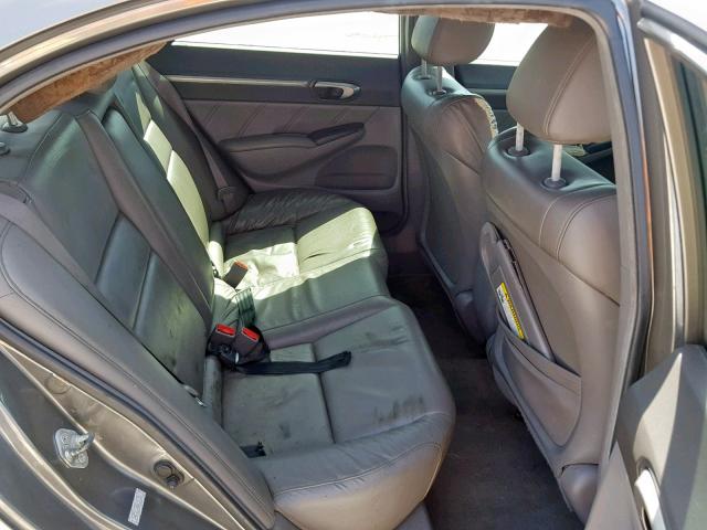 2HGFA16938H321283 - 2008 HONDA CIVIC EXL 灰色 照片 6