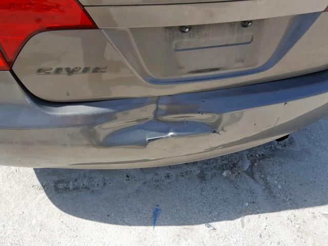 2HGFA16938H321283 - 2008 HONDA CIVIC EXL 灰色 照片 9