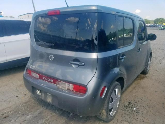 JN8AZ2KR2AT151038 - 2010 NISSAN CUBE BASE GRAY photo 4