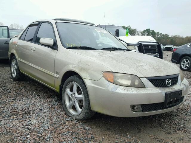 JM1BJ225X10470953 - 2001 MAZDA PROTEGE LX TAN photo 1