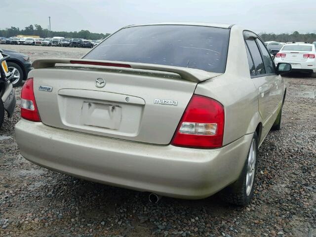 JM1BJ225X10470953 - 2001 MAZDA PROTEGE LX TAN photo 4