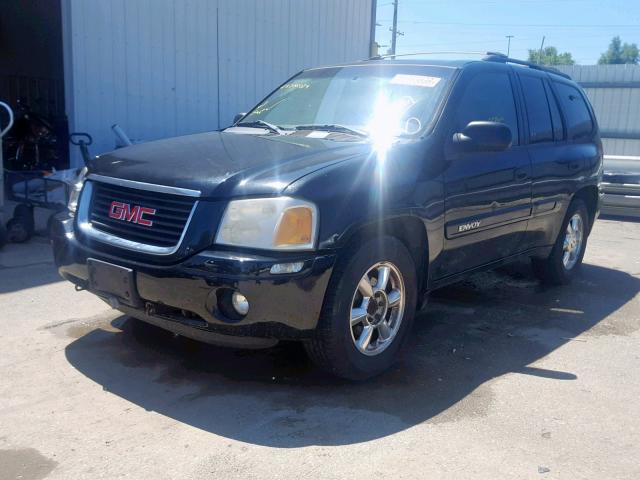 1GKDT13S332231337 - 2003 GMC ENVOY BLACK photo 2