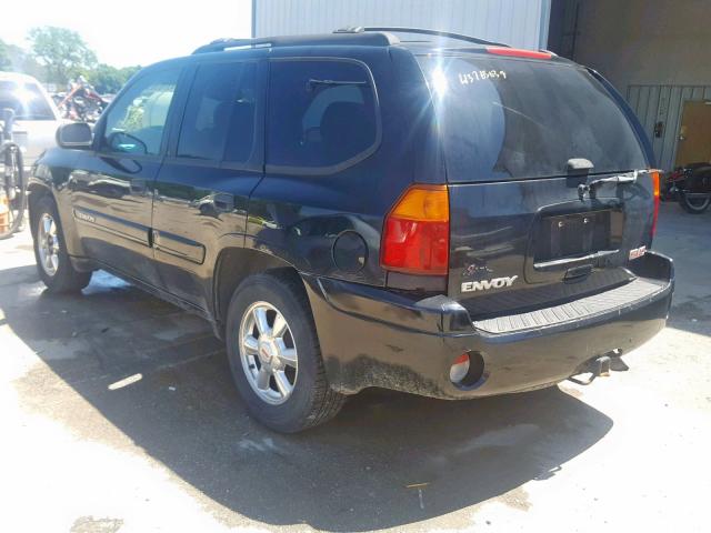 1GKDT13S332231337 - 2003 GMC ENVOY BLACK photo 3