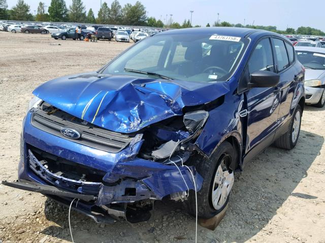 1FMCU0F72FUC25233 - 2015 FORD ESCAPE S BLUE photo 2