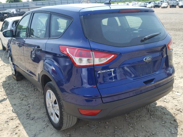 1FMCU0F72FUC25233 - 2015 FORD ESCAPE S BLUE photo 3