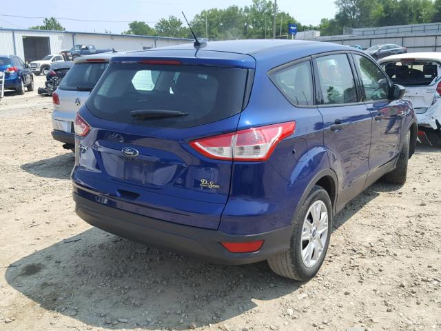 1FMCU0F72FUC25233 - 2015 FORD ESCAPE S BLUE photo 4