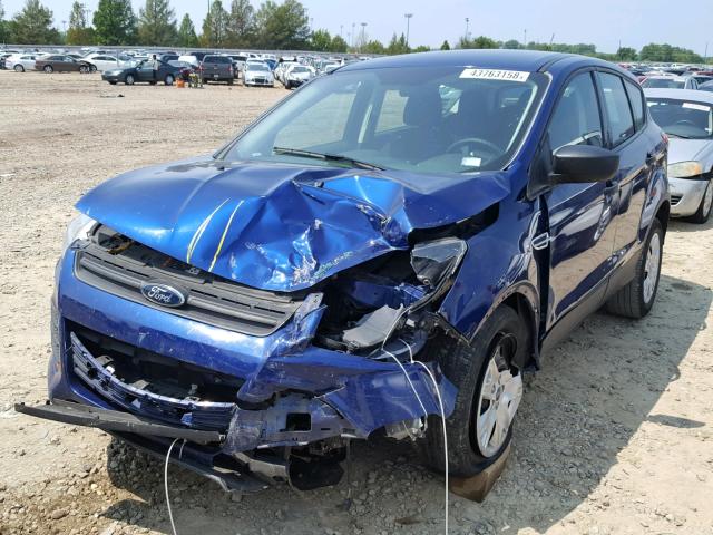 1FMCU0F72FUC25233 - 2015 FORD ESCAPE S BLUE photo 9