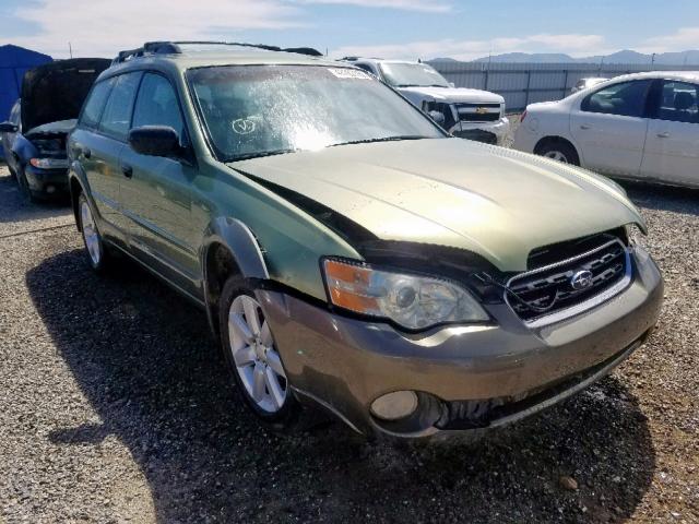 4S4BP61C667353032 - 2006 SUBARU LEGACY OUT GREEN photo 1