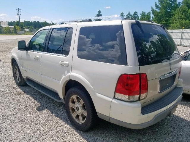 5LMEU88H04ZJ10852 - 2004 LINCOLN AVIATOR WHITE photo 3