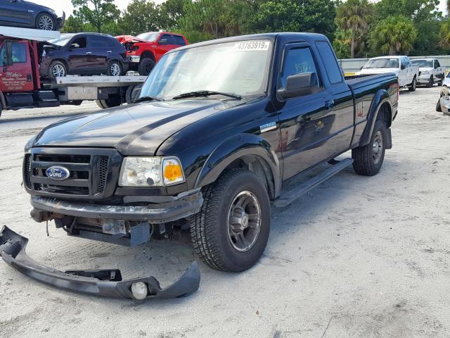 1FTKR1EE1APA67501 - 2010 FORD RANGER SUP BLACK photo 2