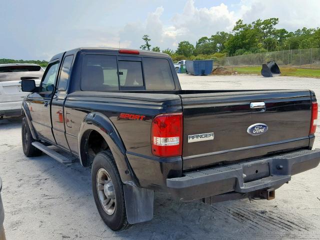 1FTKR1EE1APA67501 - 2010 FORD RANGER SUP BLACK photo 3