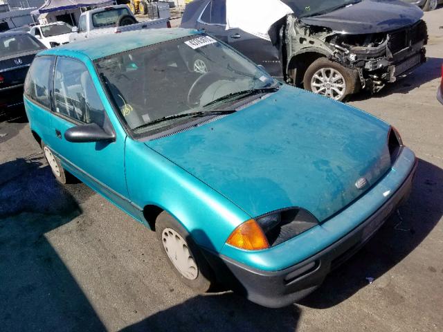 2C1MR2462P6736132 - 1993 GEO METRO GREEN photo 1