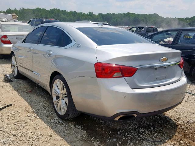 2G1155S32E9261680 - 2014 CHEVROLET IMPALA LTZ SILVER photo 3