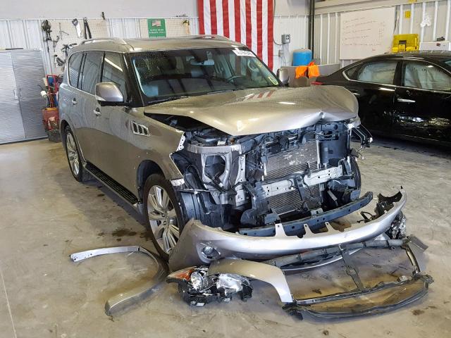 JN8AZ2NE6C9017173 - 2012 INFINITI QX56 SILVER photo 1