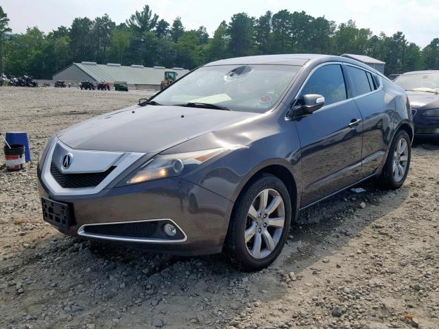 2HNYB1H41AH503828 - 2010 ACURA ZDX TECHNO GRAY photo 2