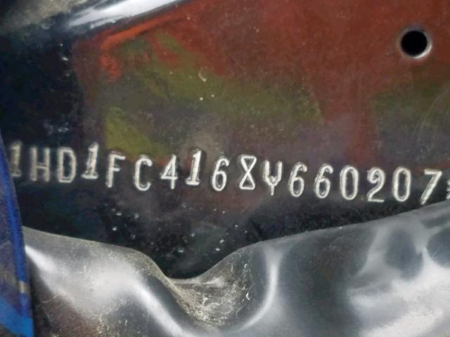 1HD1FC4168Y660207 - 2008 HARLEY-DAVIDSON FLHTCUI BLUE photo 10