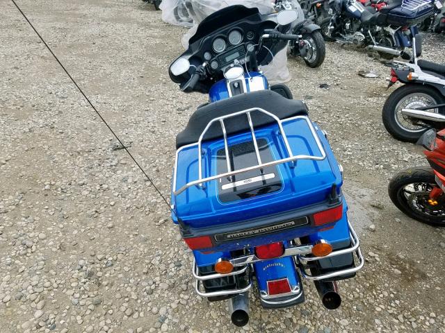 1HD1FC4168Y660207 - 2008 HARLEY-DAVIDSON FLHTCUI BLUE photo 9