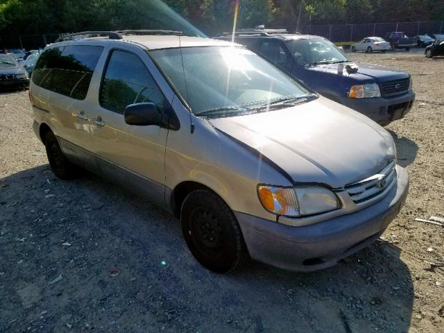 4T3ZF13C92U461195 - 2002 TOYOTA SIENNA LE GRAY photo 1