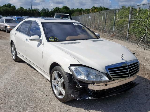 WDDNG71X38A196212 - 2008 MERCEDES-BENZ S 550 WHITE photo 1