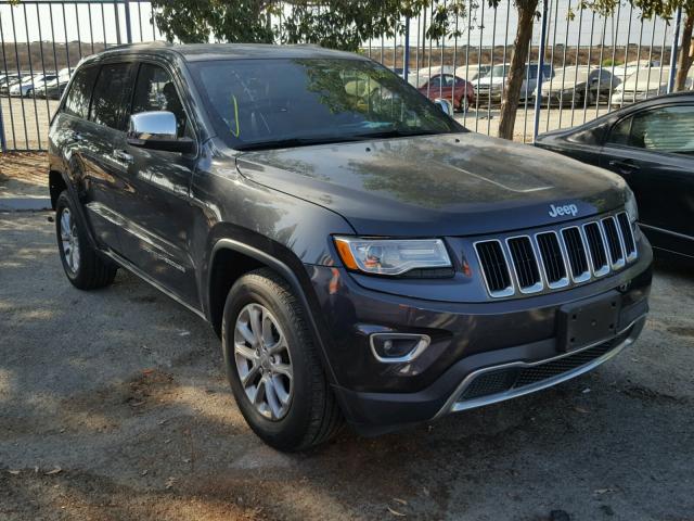 1C4RJEBGXFC125736 - 2015 JEEP GRAND CHER GRAY photo 1