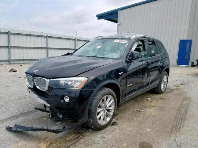 5UXWZ7C35H0X42645 - 2017 BMW X3 SDRIVE2 BLACK photo 2