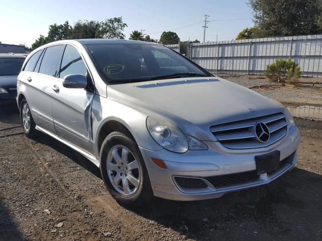 4JGCB65E97A059420 - 2007 MERCEDES-BENZ R 350 SILVER photo 1