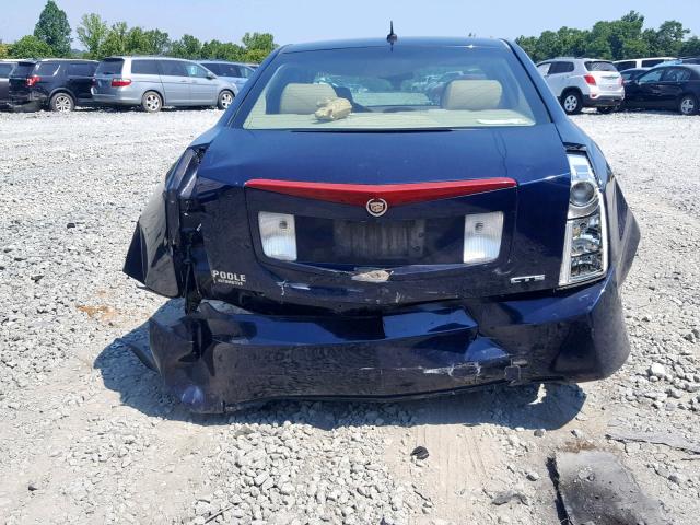 1G6DP577970196045 - 2007 CADILLAC CTS HI FEA BLACK photo 9