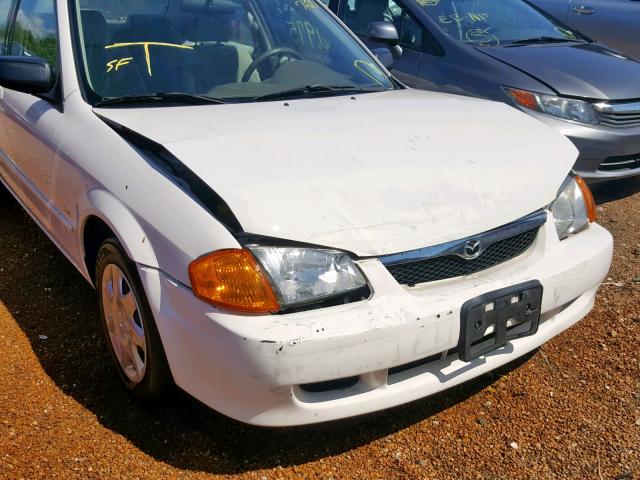 JM1BJ2227Y0274940 - 2000 MAZDA PROTEGE DX WHITE photo 9