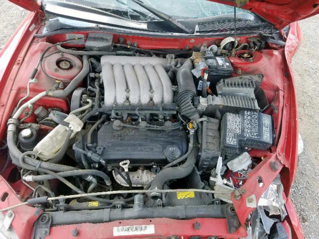 4C3AU42N5WE019098 - 1998 CHRYSLER SEBRING LX RED photo 7