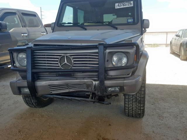 WDCYR49E05X160581 - 2005 MERCEDES-BENZ G 500 SILVER photo 9