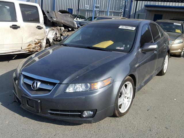 19UUA66268A016284 - 2008 ACURA TL GRAY photo 2