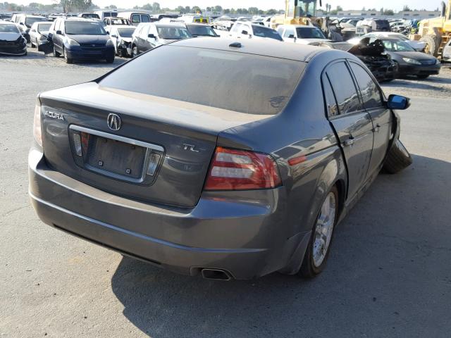 19UUA66268A016284 - 2008 ACURA TL GRAY photo 4