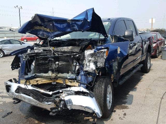 1N6BA1F34HN535566 - 2017 NISSAN TITAN XD S BLUE photo 2