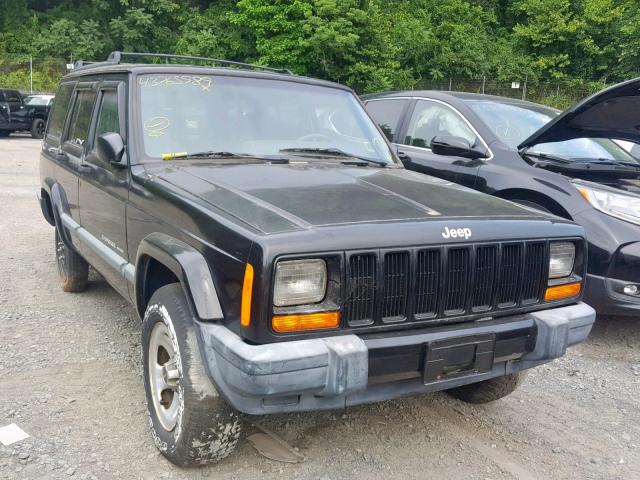 1J4FF48S1YL108850 - 2000 JEEP CHEROKEE S BLACK photo 1