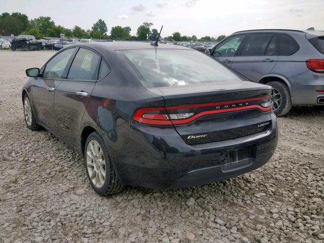 1C3CDFCB6FD100384 - 2015 DODGE DART LIMIT BLACK photo 3