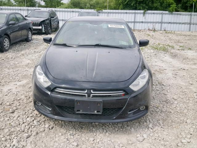 1C3CDFCB6FD100384 - 2015 DODGE DART LIMIT BLACK photo 9