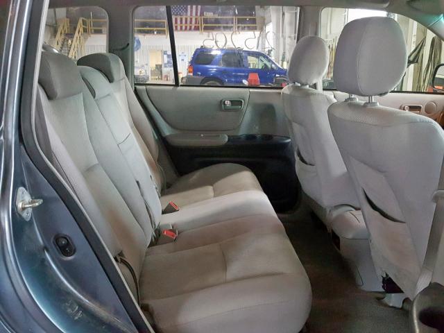 JTEDP21A960098885 - 2006 TOYOTA HIGHLANDER BLUE photo 6