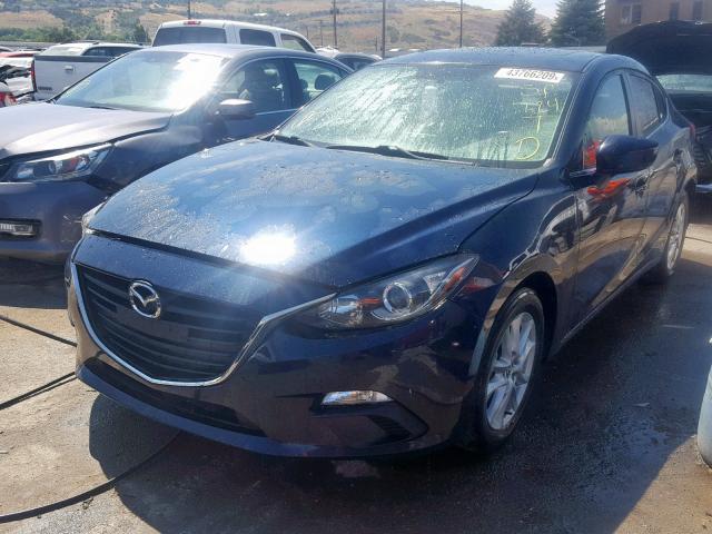 JM1BM1W71E1214679 - 2014 MAZDA 3 GRAND TO BLUE photo 2