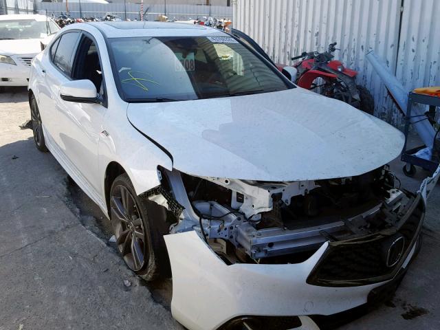 19UUB2F60JA008664 - 2018 ACURA TLX TECH+A WHITE photo 1