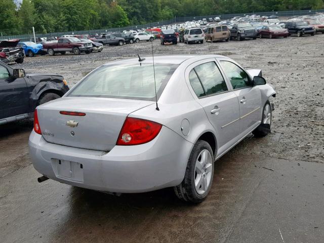 1G1AL58F587244692 - 2008 CHEVROLET COBALT LT SILVER photo 4