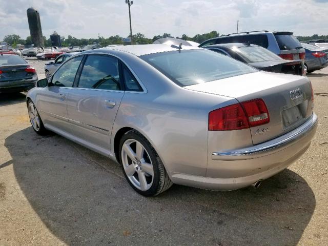 WAUML44E76N008630 - 2006 AUDI A8 L QUATT SILVER photo 3