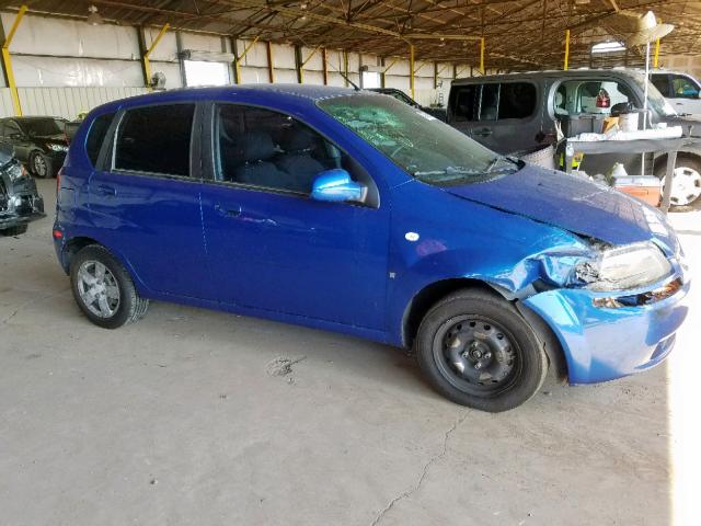 KL1TD66678B023394 - 2008 CHEVROLET AVEO BASE Көк фото 1