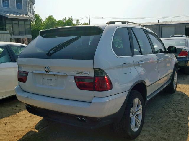 5UXFB53524LV08885 - 2004 BMW X5 4.4I WHITE photo 4