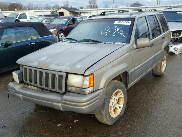 1J4GZ78Y8TC227229 - 1996 JEEP GRAND CHER TAN photo 2